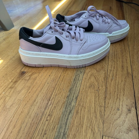 Like new Lavender color Jordans - Picture 2 of 2